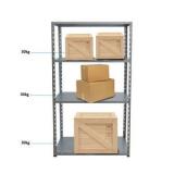 Adjustable 4 Shelf Medium Duty Shelving Unit